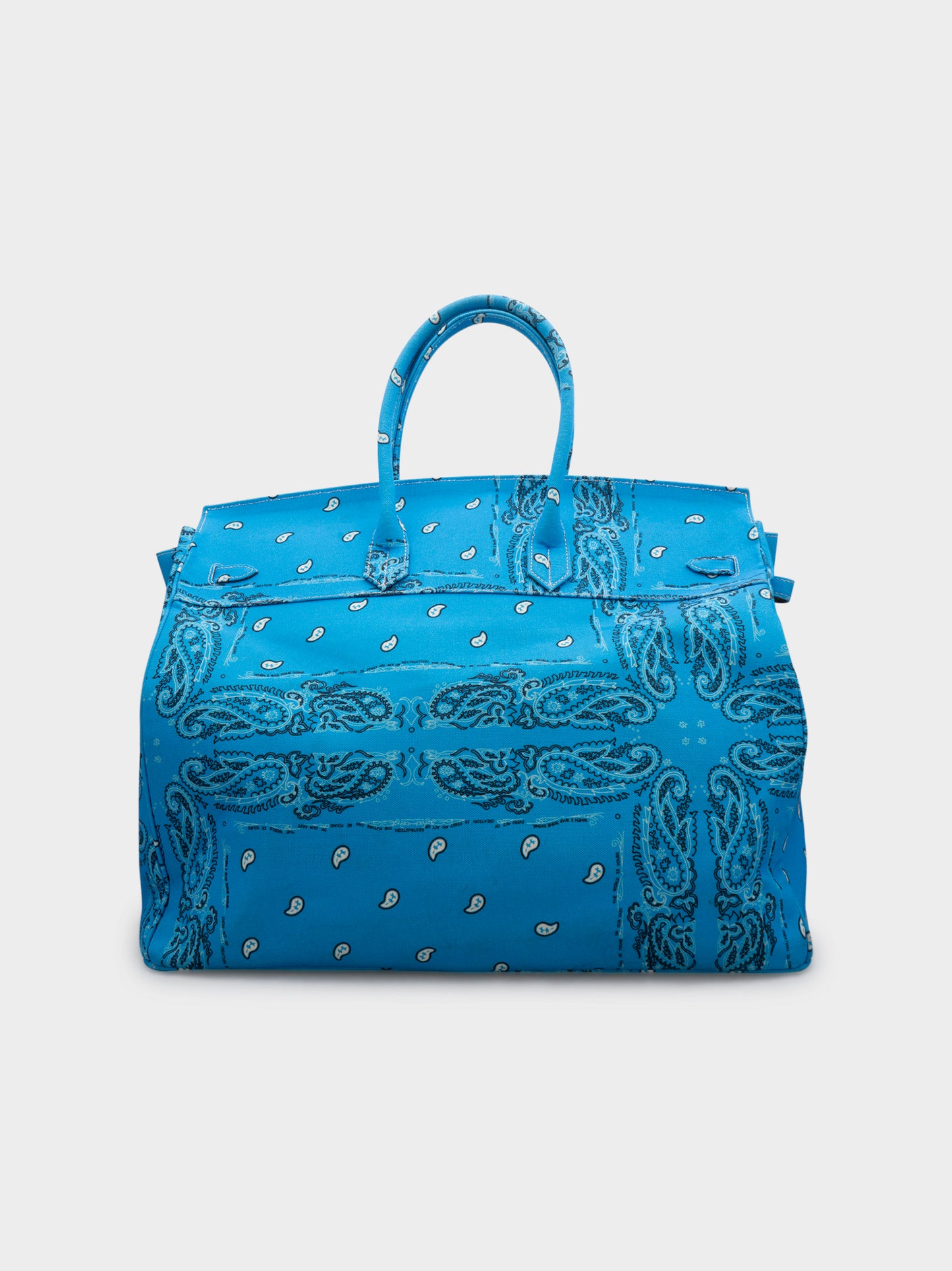 Paisley Mega "Birkin" Bag