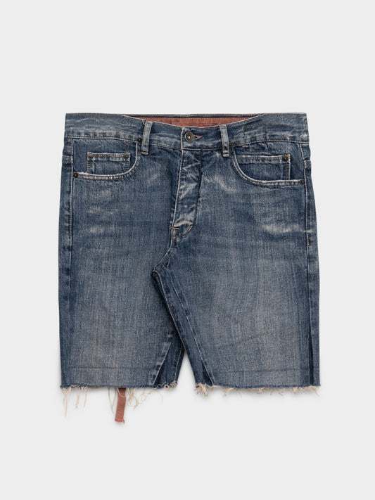 Washed Denim Jorts