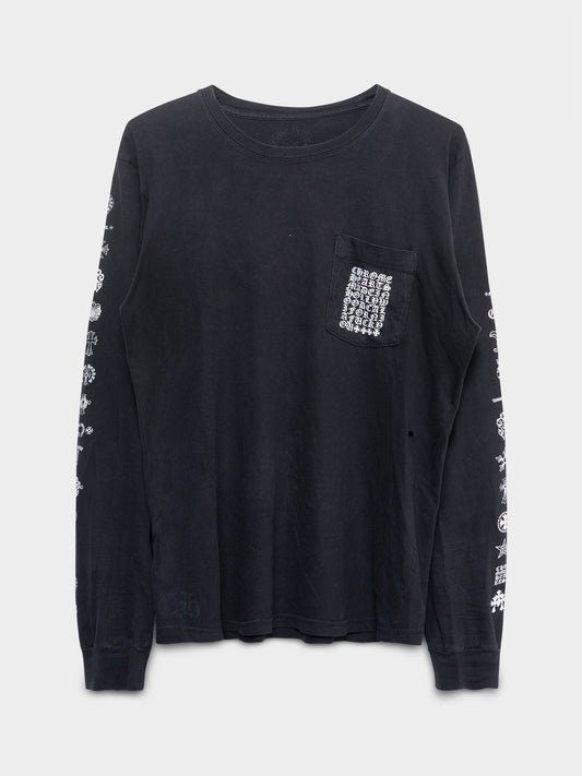 Vintage Multi Logo Long Sleeve Shirt