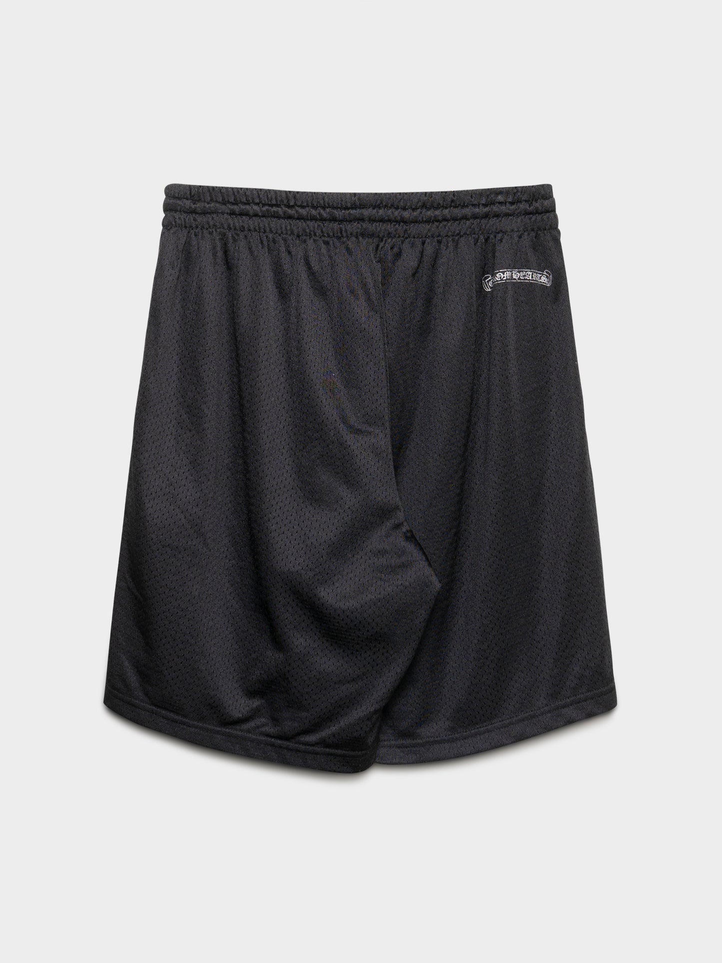 Black Mesh Shorts