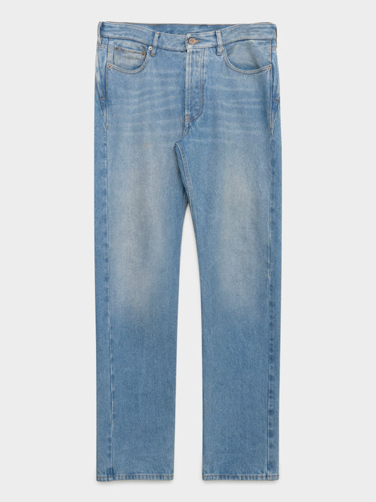 Cigar Cut Light Wash Jeans