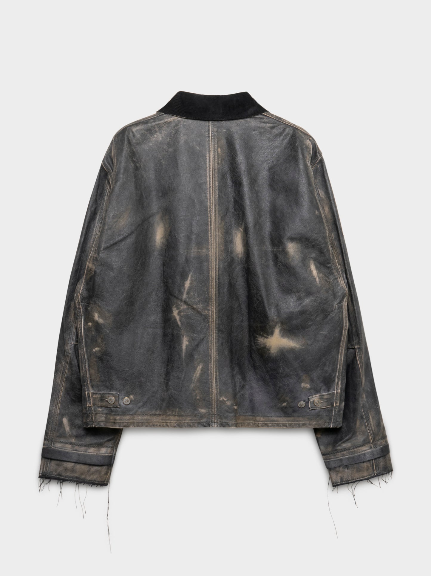 Leather Work Chore Jacket