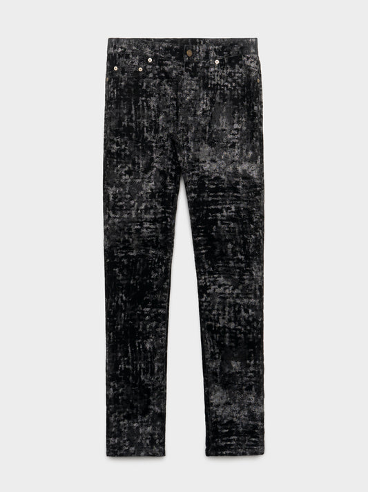 Palladium Velvet Metallic Pants