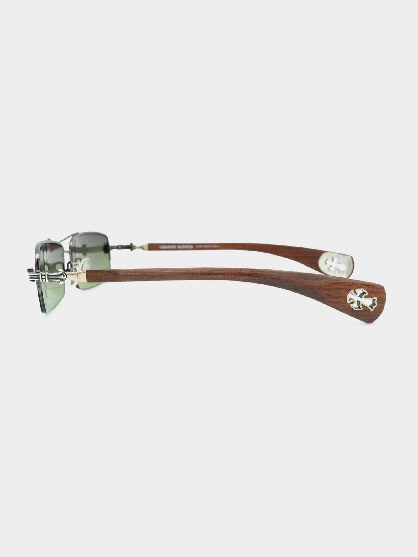 Topps Wood Rimless Sunglasses