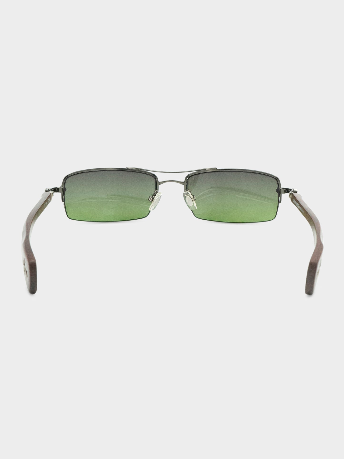 Topps Wood Rimless Sunglasses