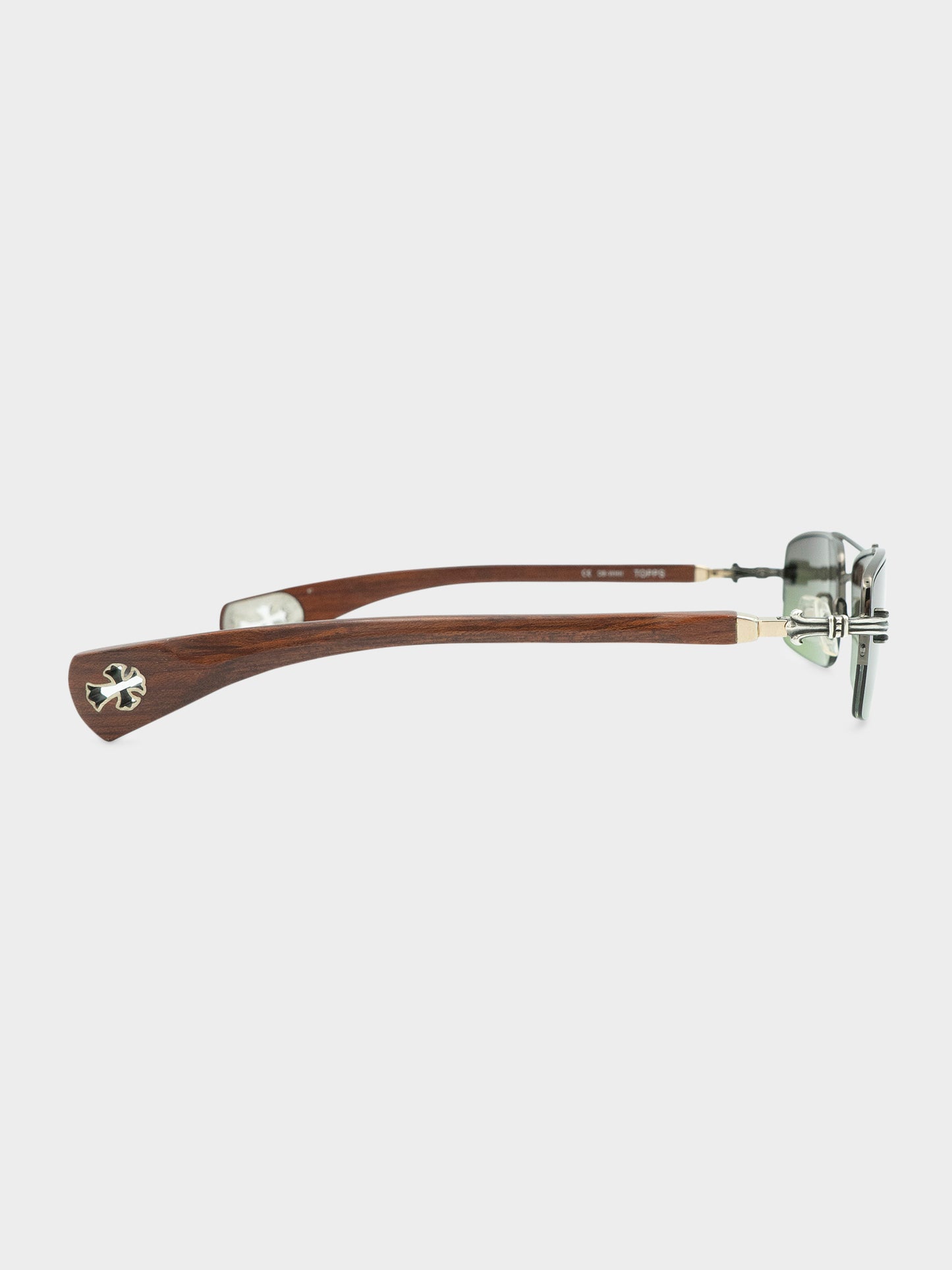 Topps Wood Rimless Sunglasses