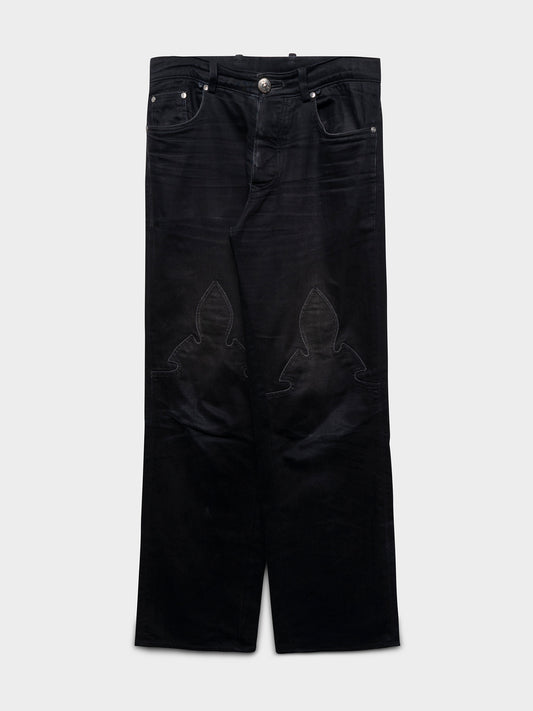 Baggy Fleurknee Jeans