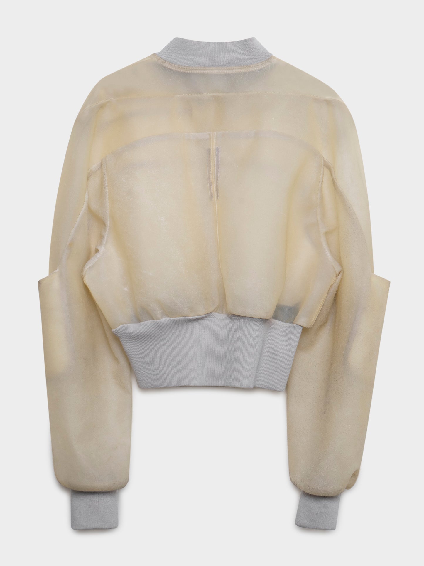 'EDFU' Runway Clear Apparition Leather Bomber