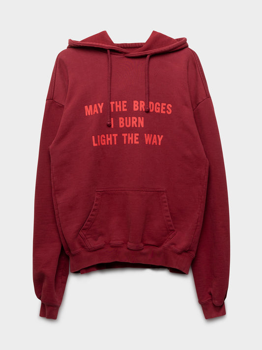 May the Bridges I Burn Oversized Hoodie