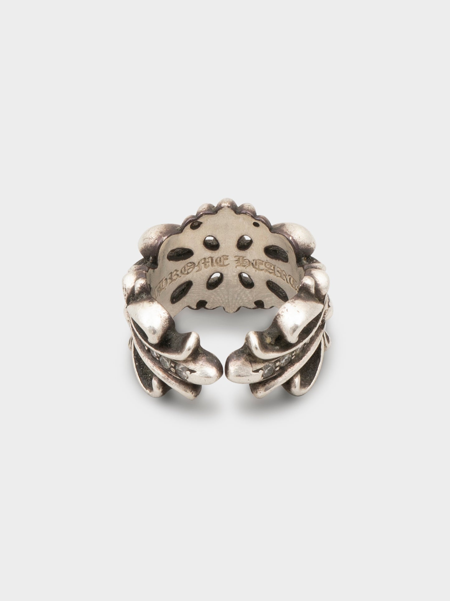 Diamond Double Floral Ring