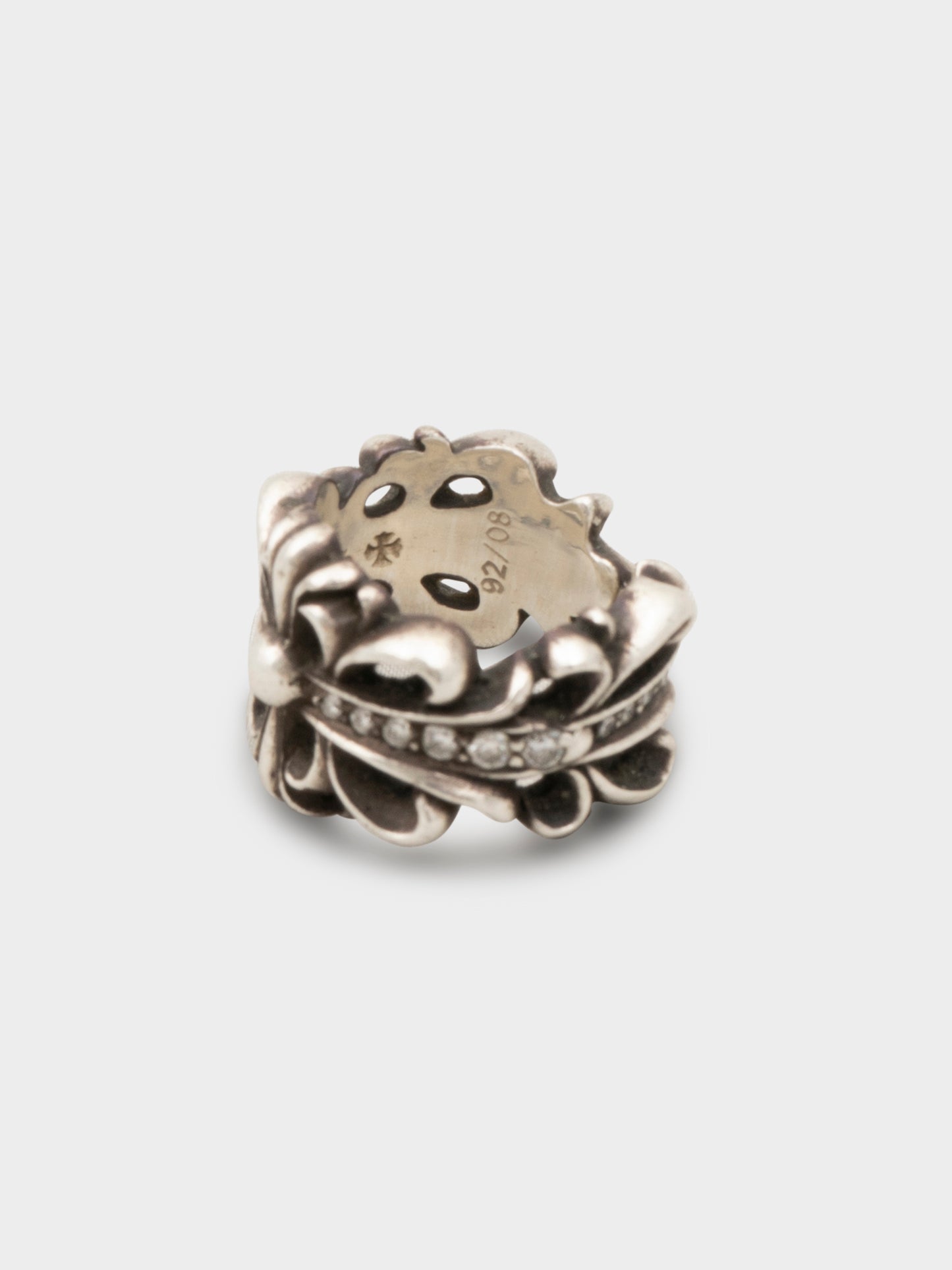 Diamond Double Floral Ring