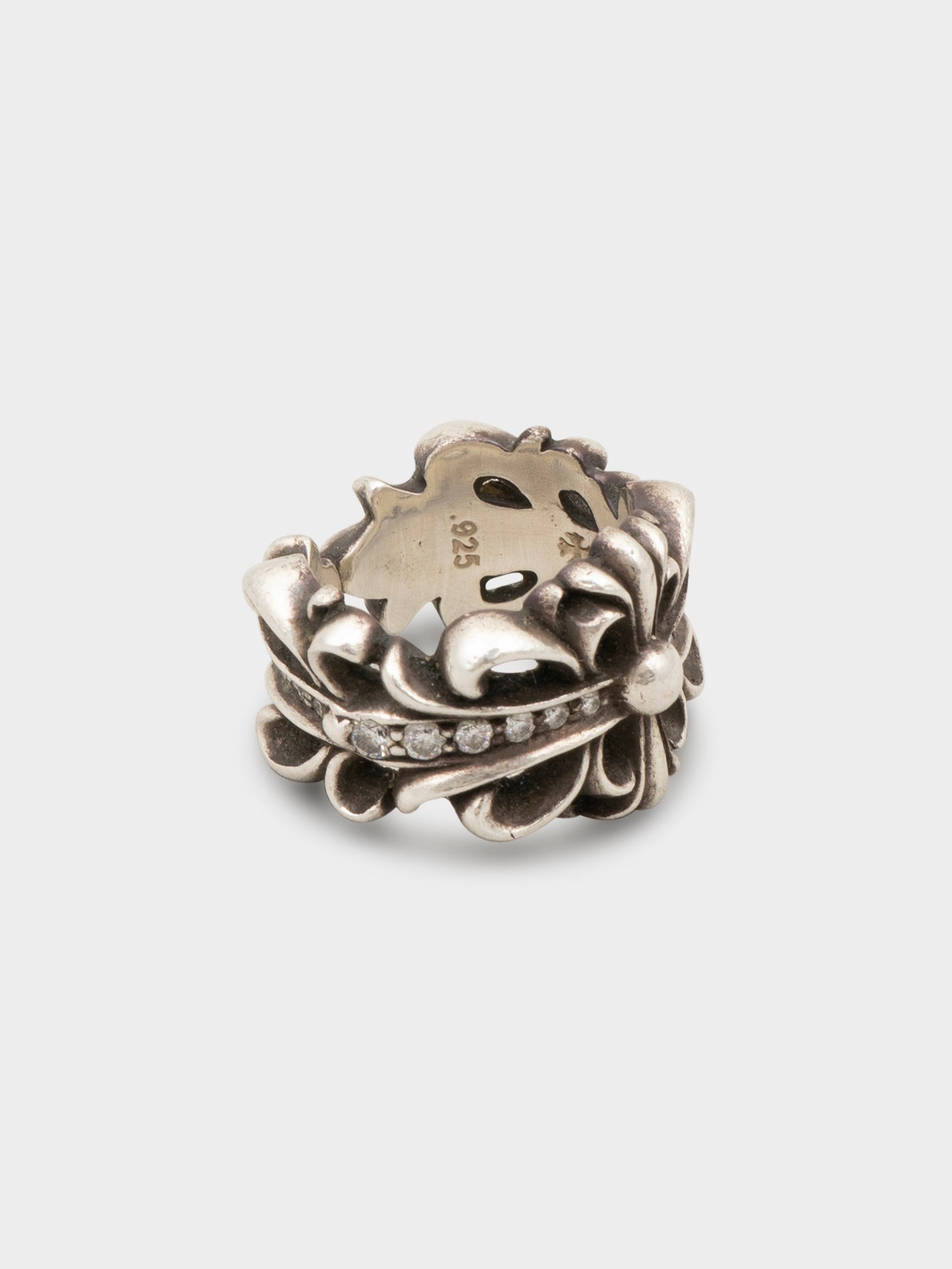 Diamond Double Floral Ring
