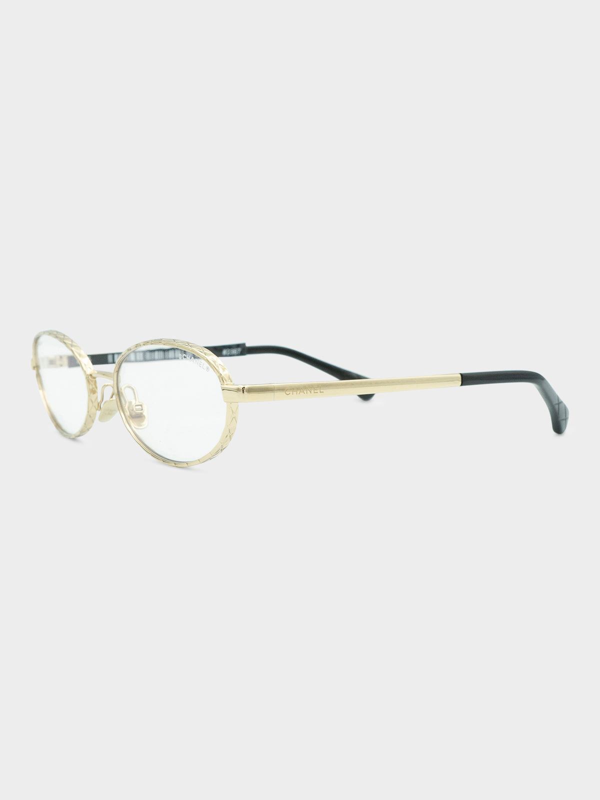 Gold Oval Glasses 227-G C134