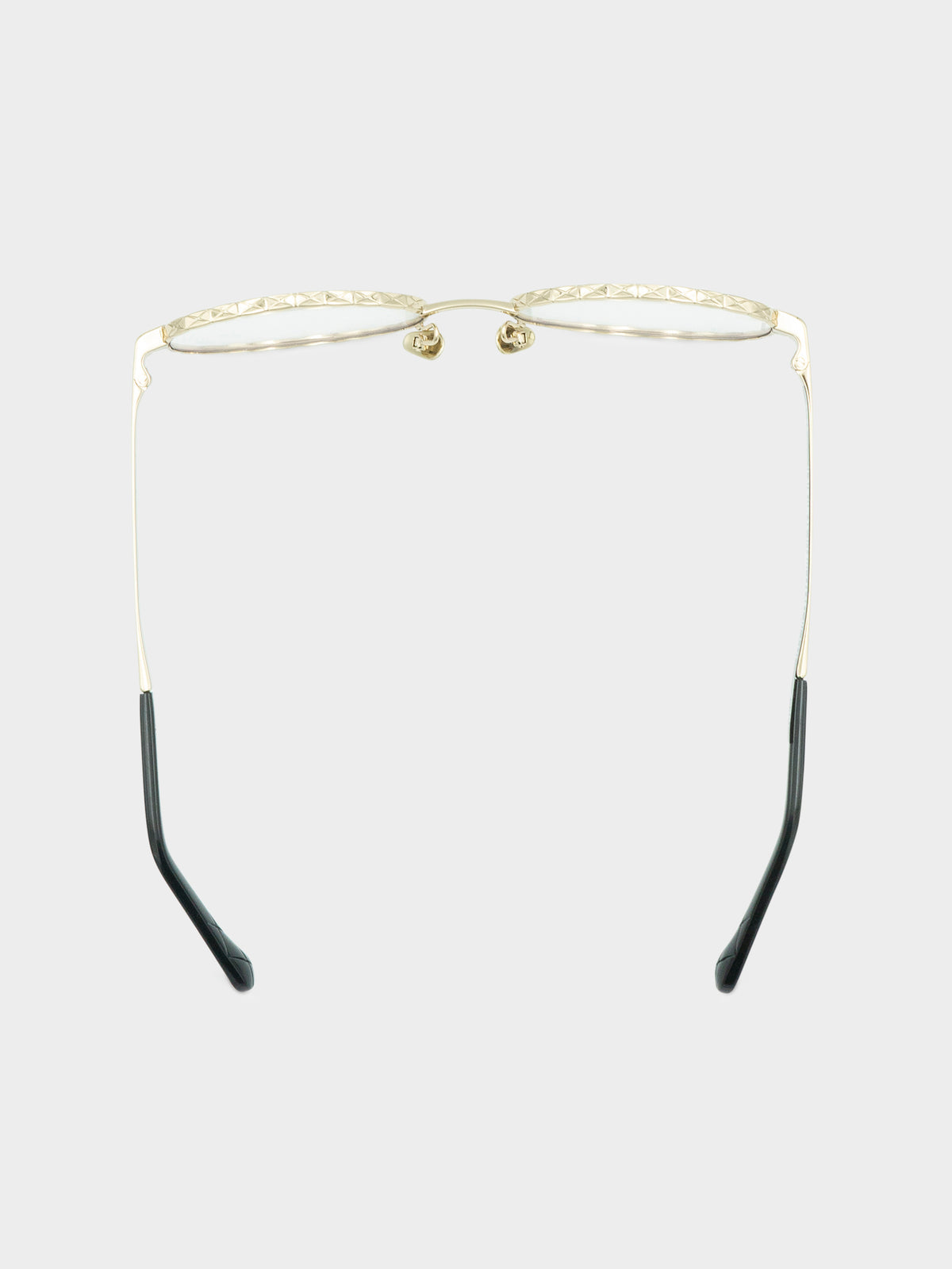 Gold Oval Glasses 227-G C134