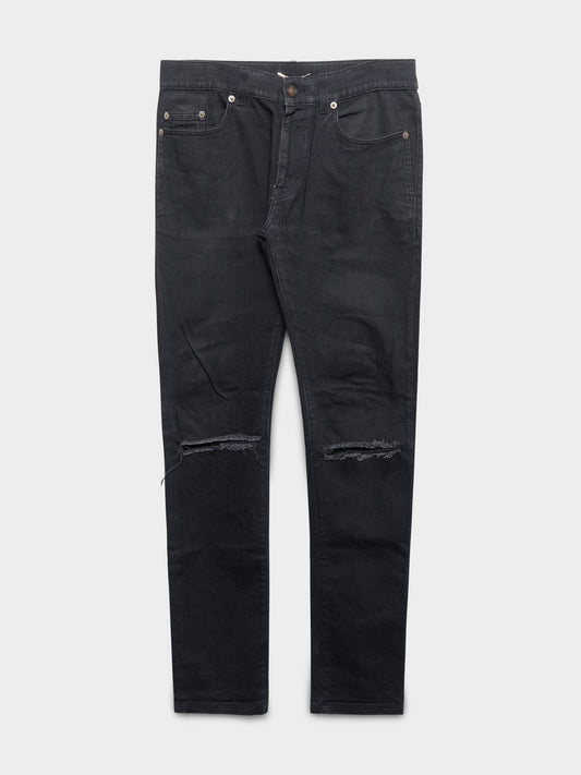 Ripped Knee D02 Skinny Jeans
