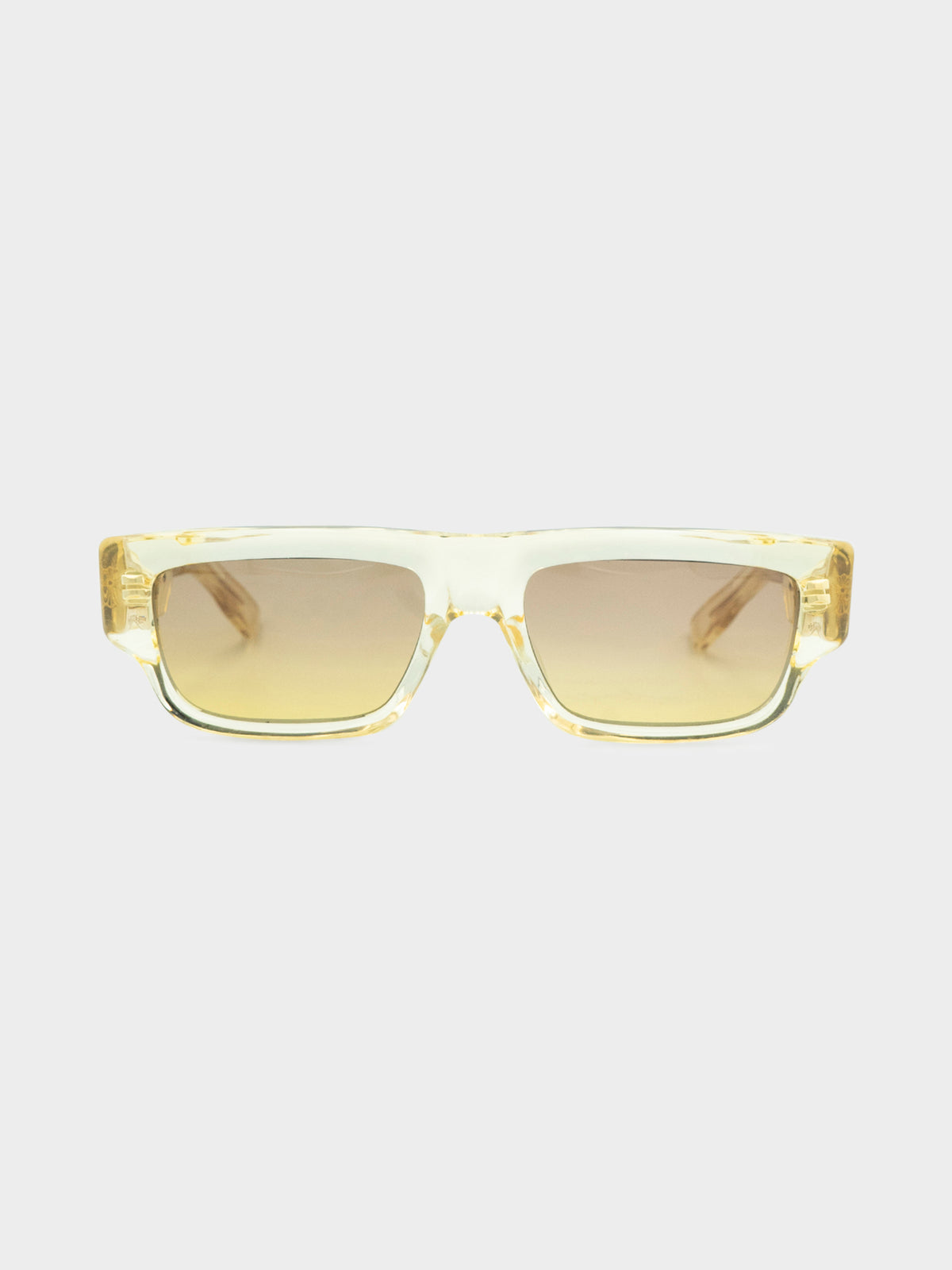 Girthquake Clear Yellow Sunglasses