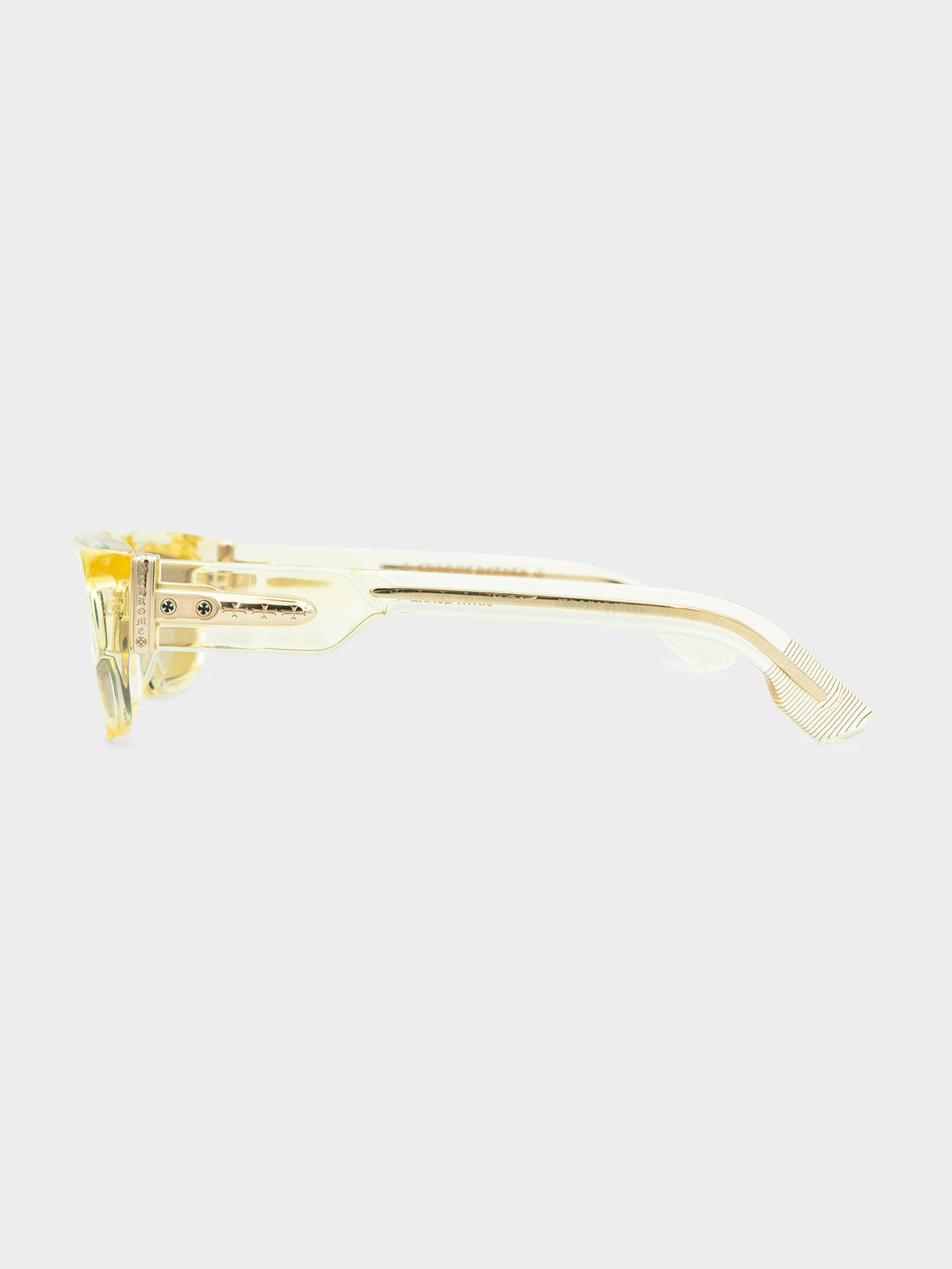 Girthquake Clear Yellow Sunglasses