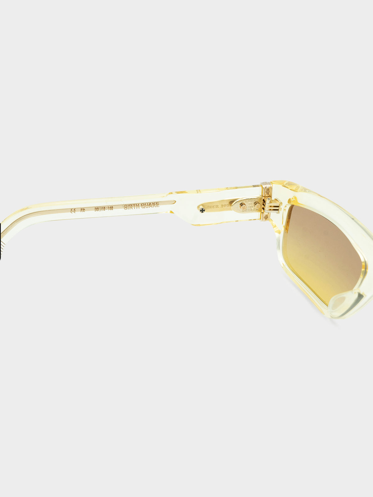 Girthquake Clear Yellow Sunglasses