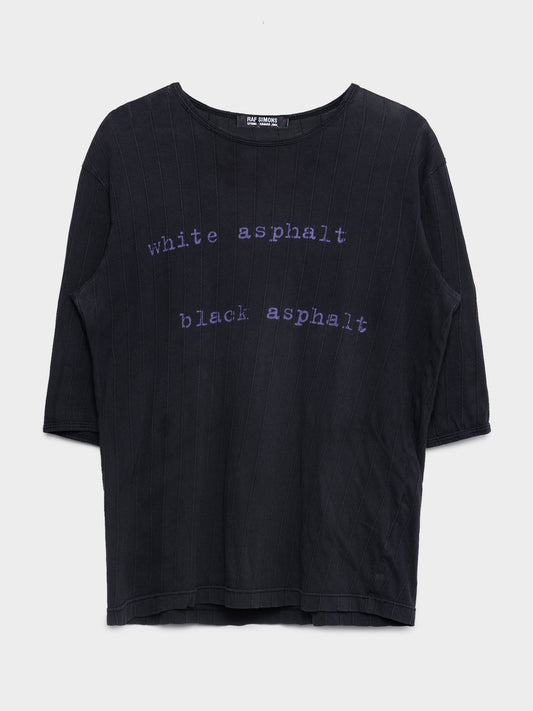 Panelled White Asphalt Shirt