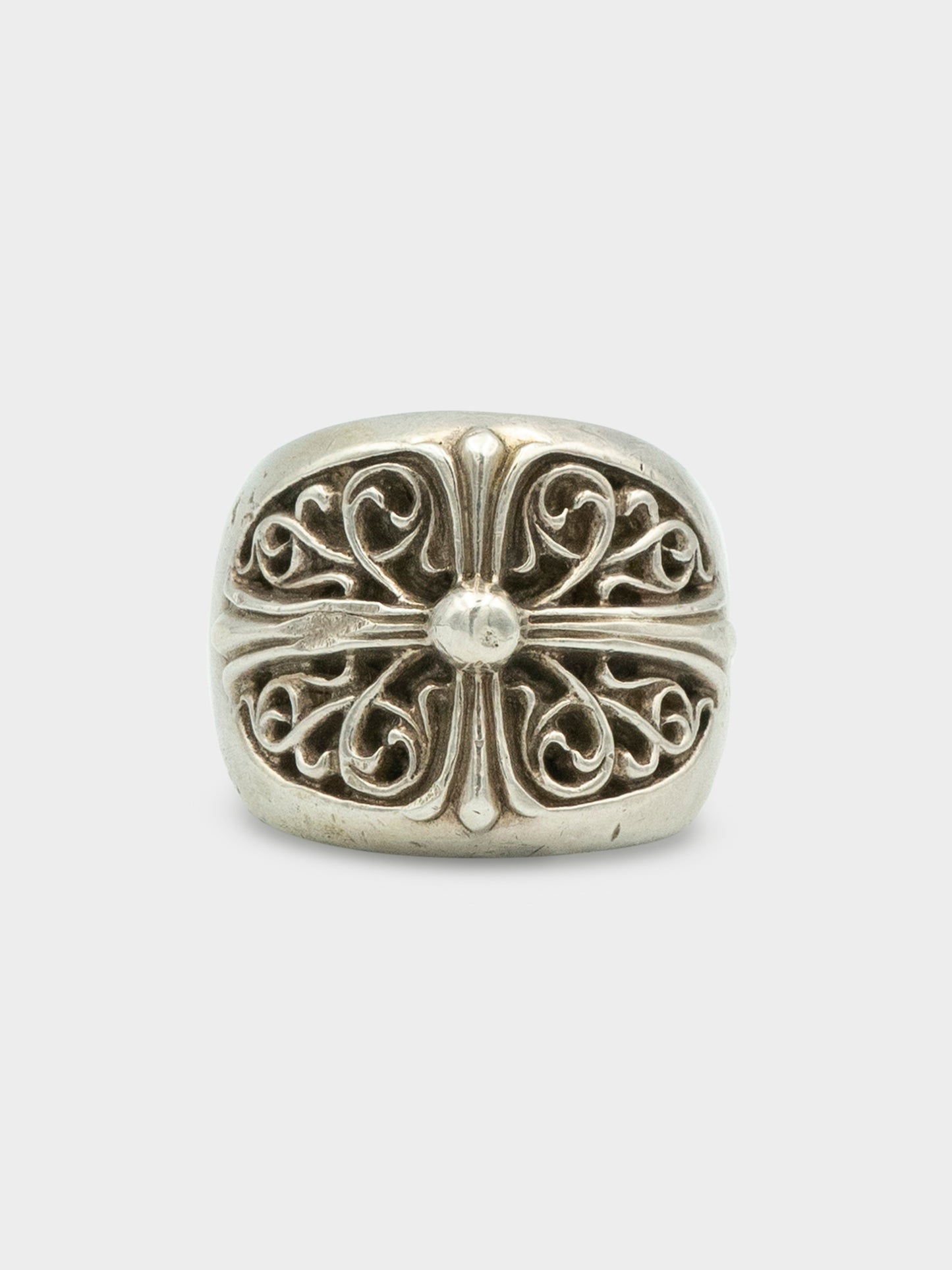 Oval Cross Ring
