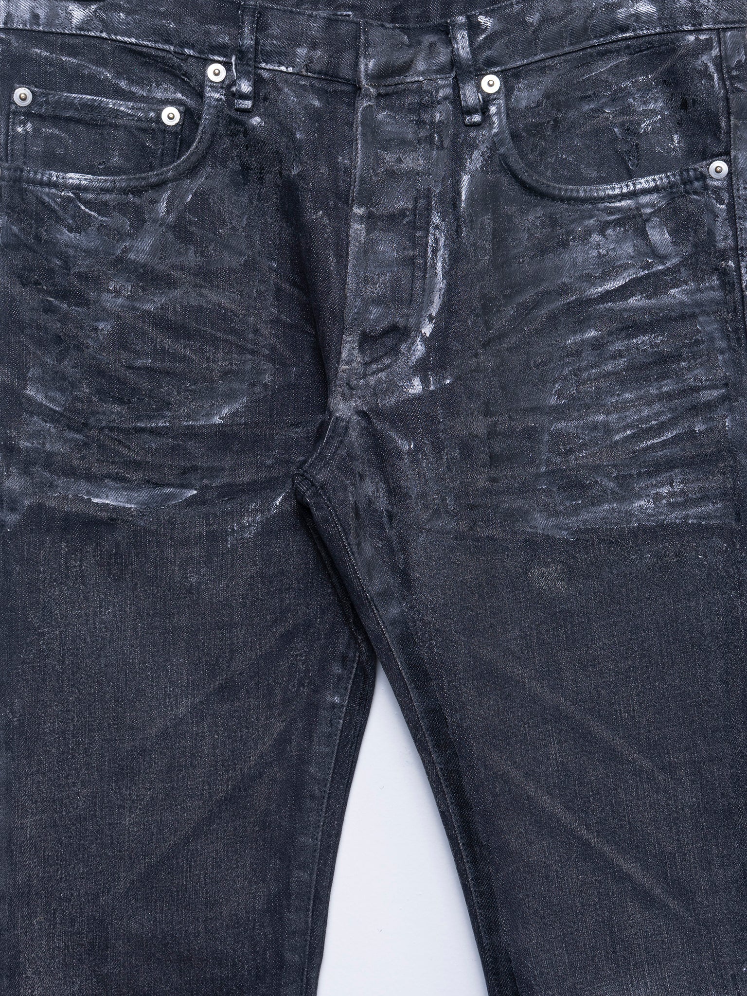 Dior: Luster Waxed Jeans | Groupie
