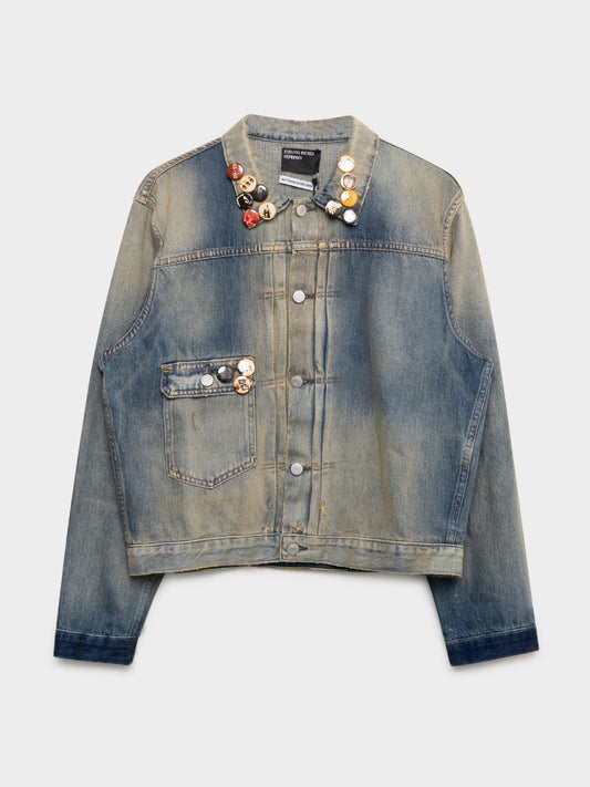 Berkley Acid Dealer Pin Denim Jacket