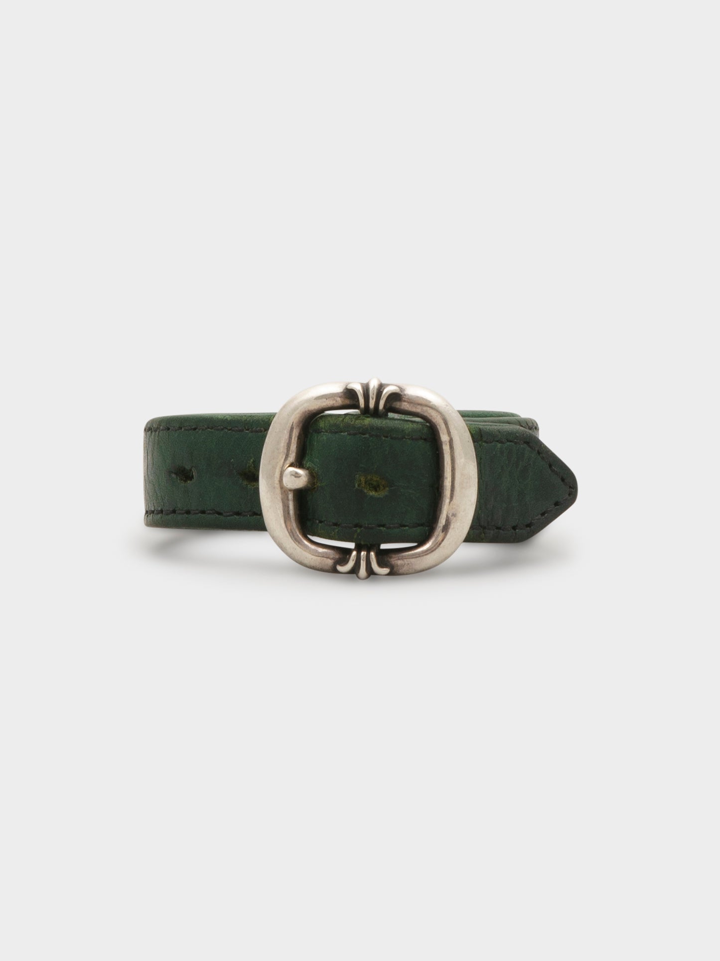 Green Leather Gunslinger Bracelet