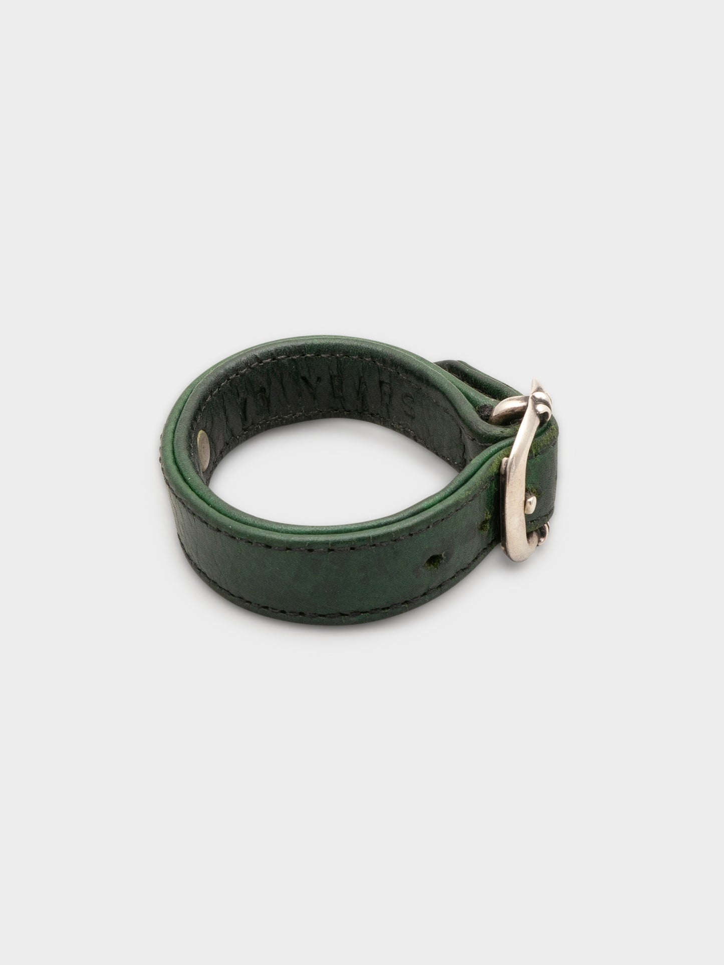 Green Leather Gunslinger Bracelet