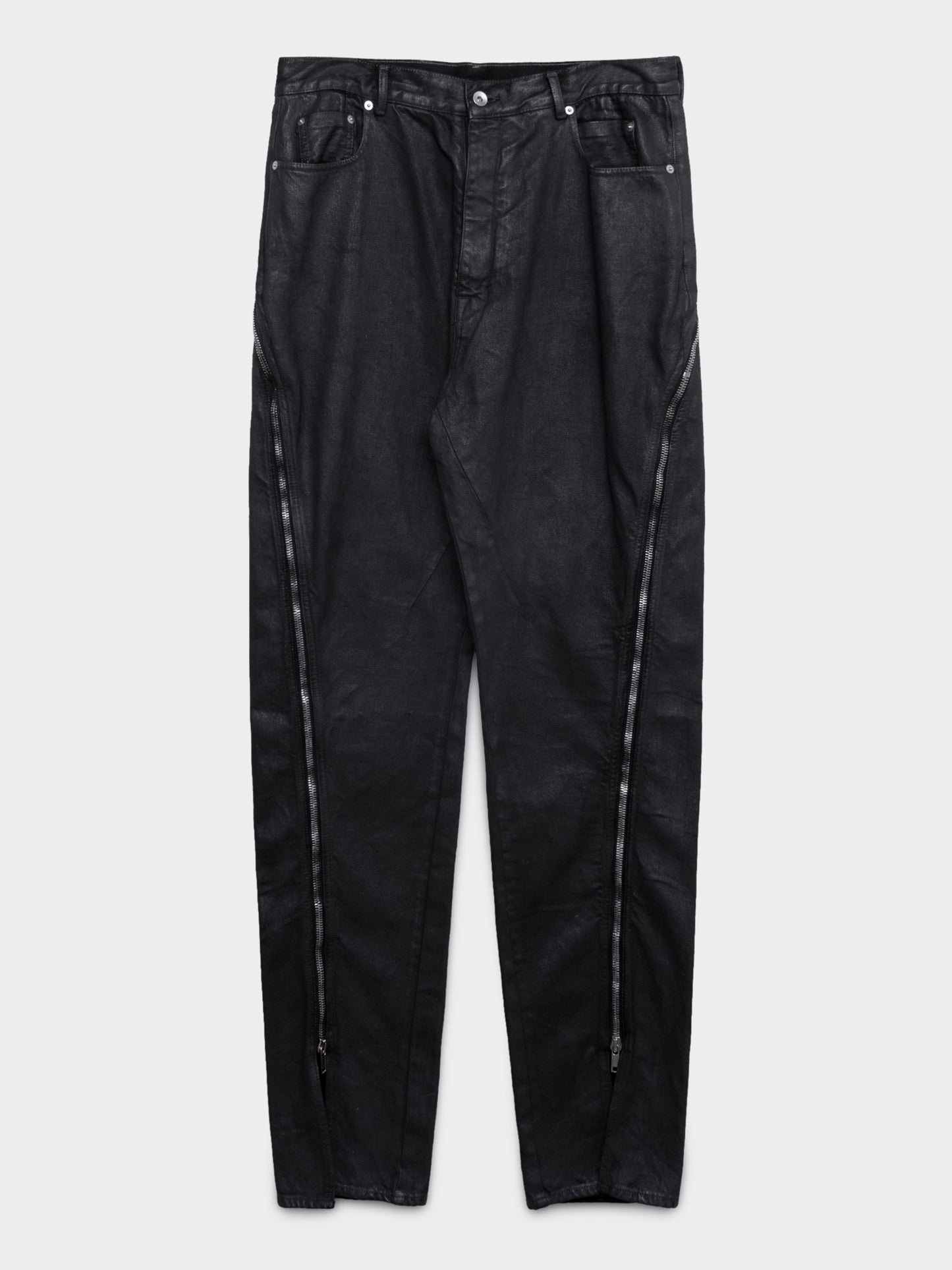 Waxed Zip Bolan Jeans