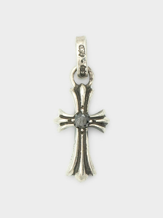 Center Stone Baby Fat Pendant - Black Diamond