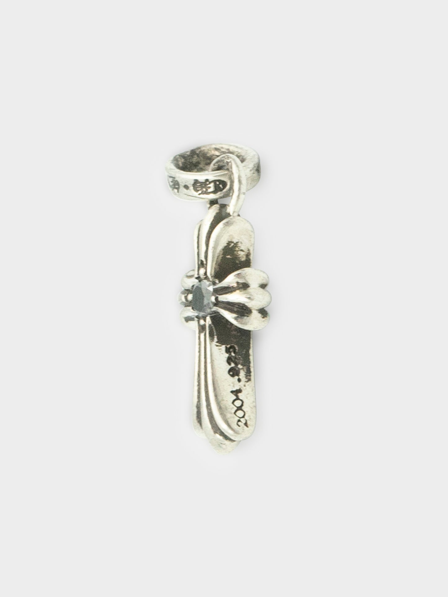 Center Stone Baby Fat Pendant - Black Diamond