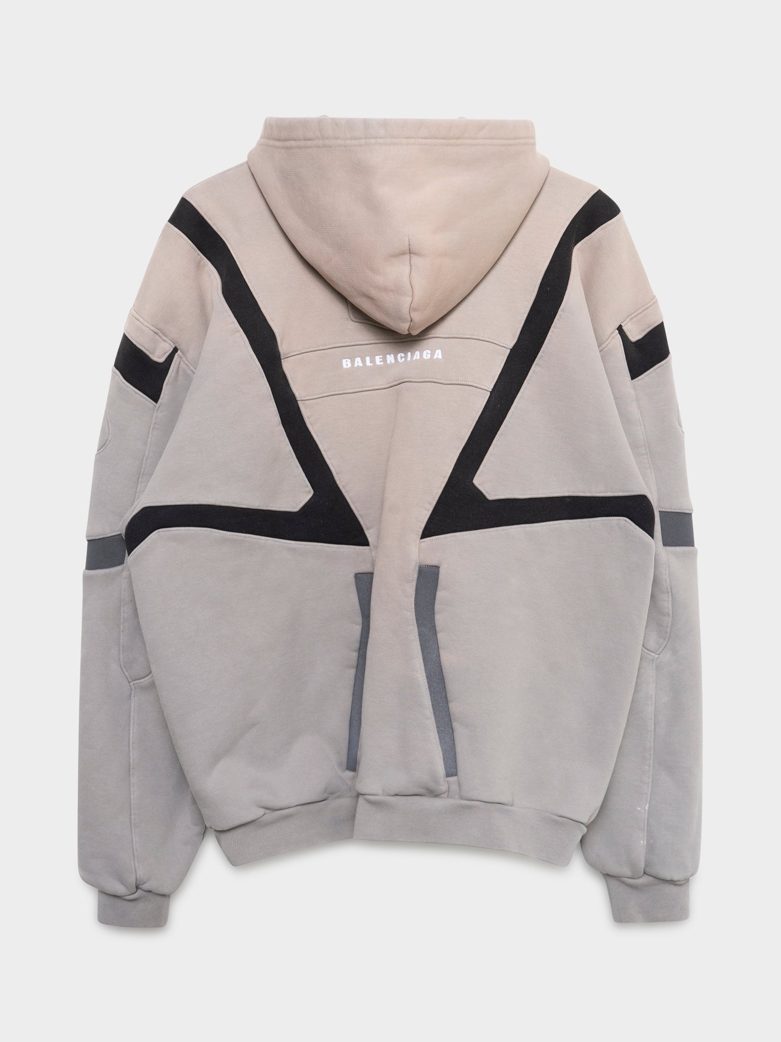 Balenciaga: Unity Icon Hooded Biker Sweatshirt | Groupie