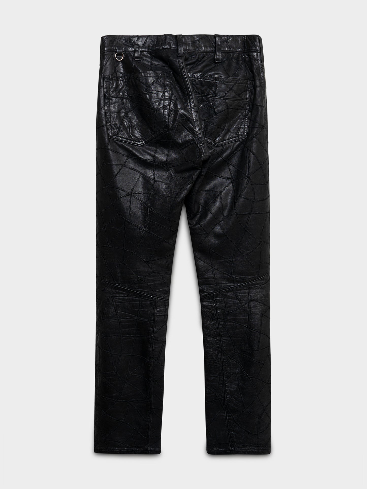 AW03 Paper Doll Reconstructed Leather Pants