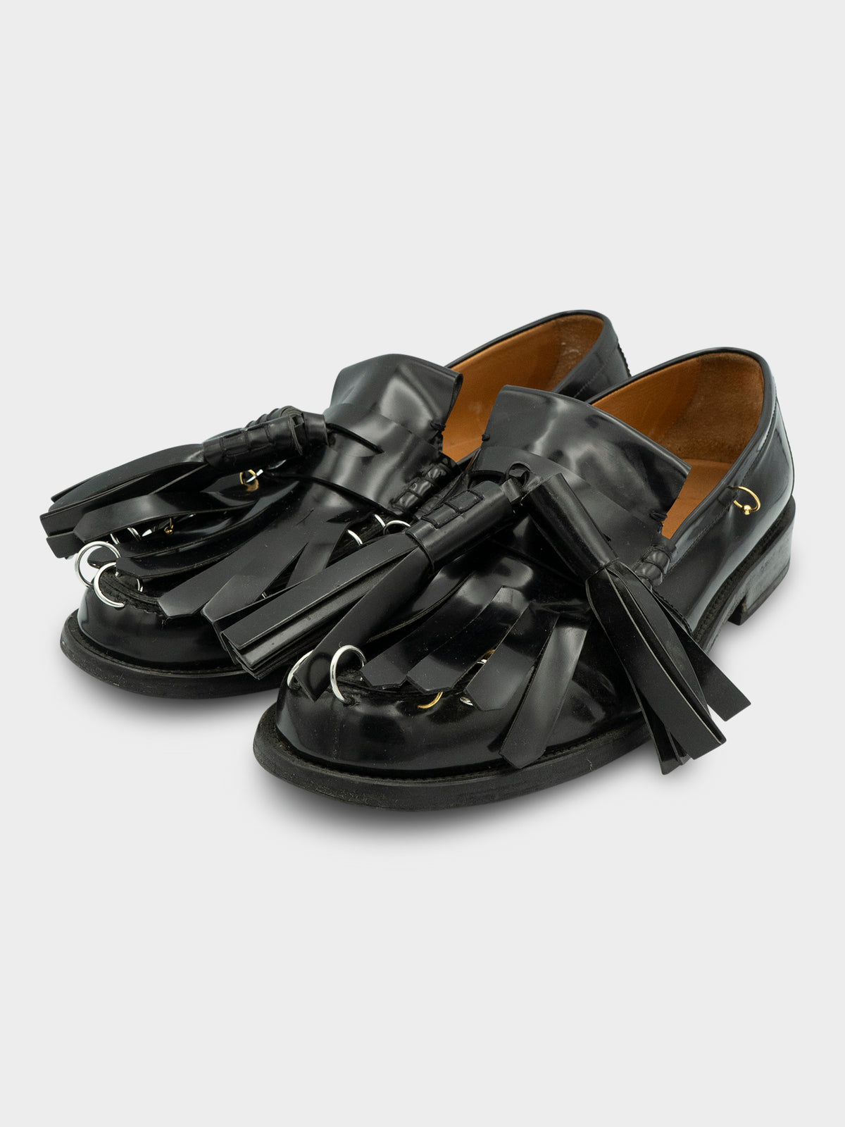 Pierced Bambi Tassel Loafers