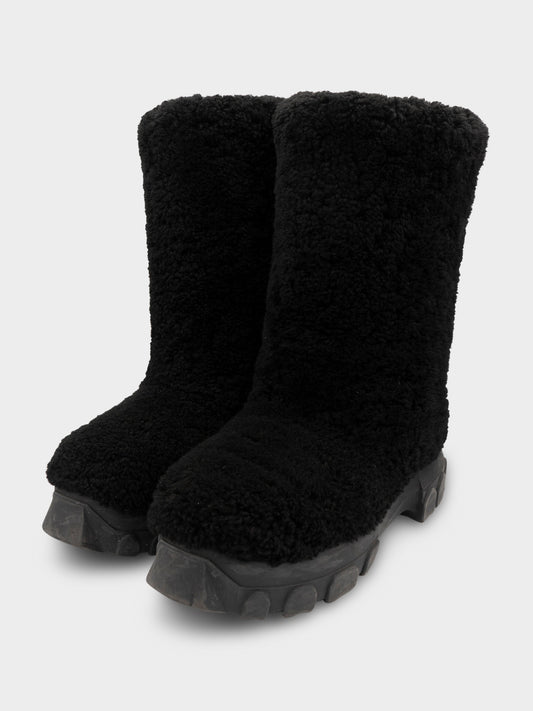 Shearling Lunar Tractor Boots
