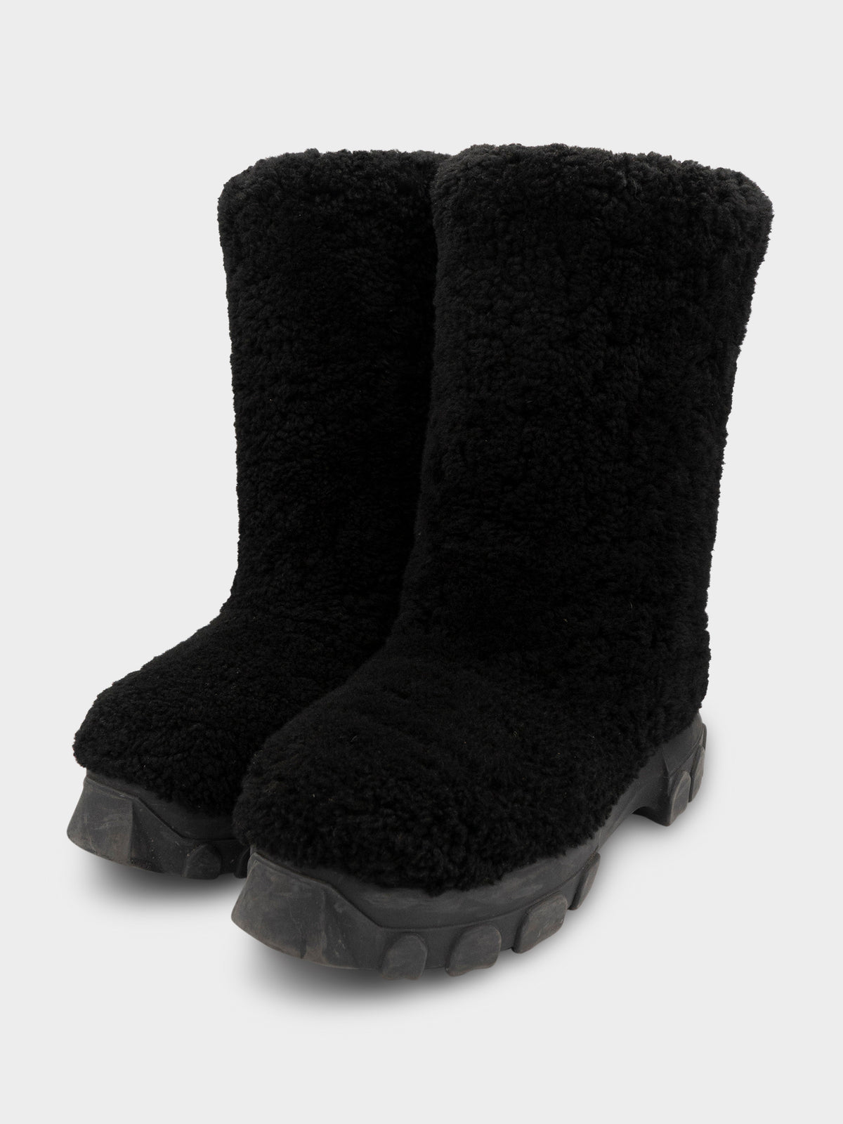 Shearling Lunar Tractor Boots