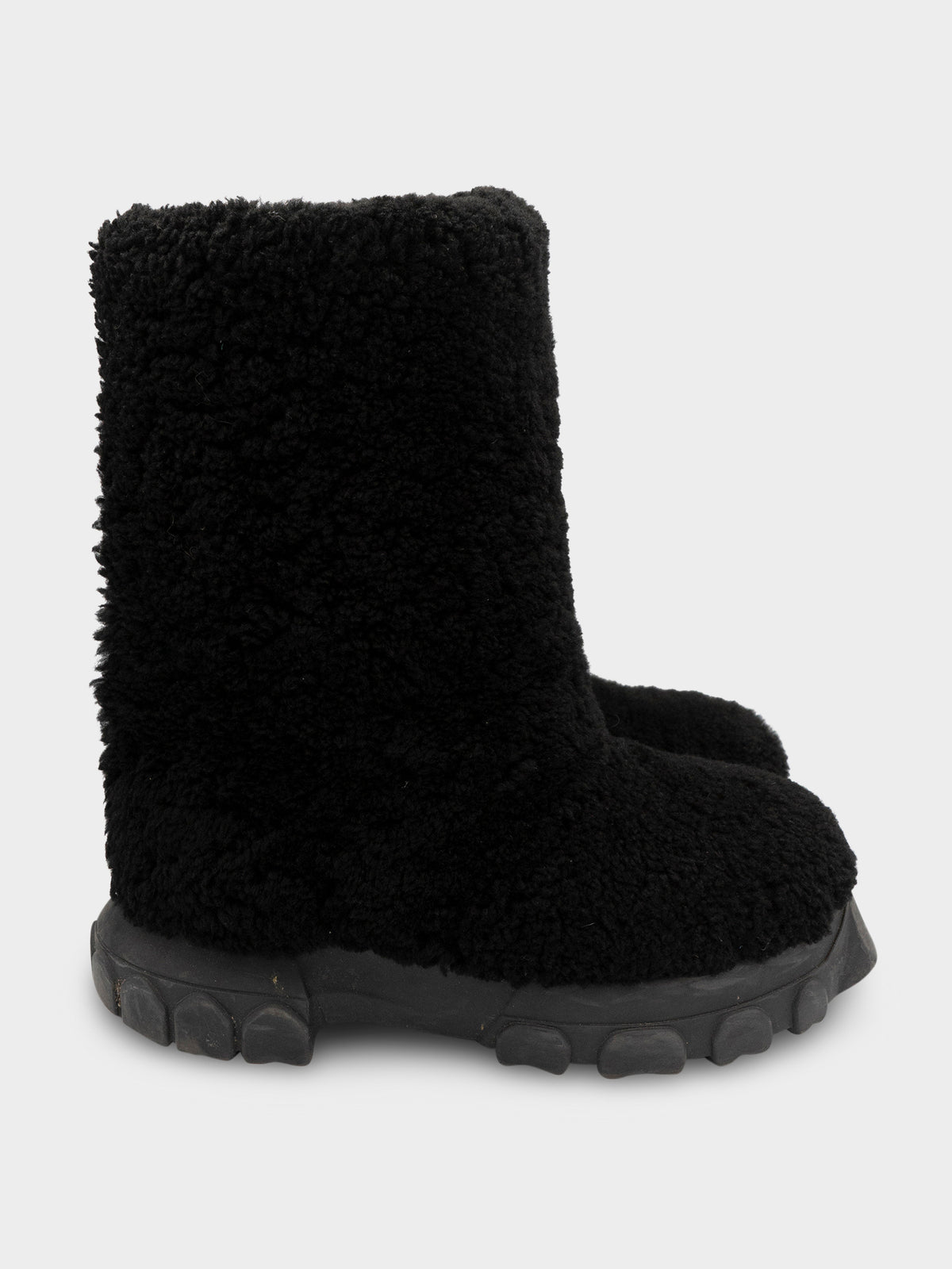 Shearling Lunar Tractor Boots
