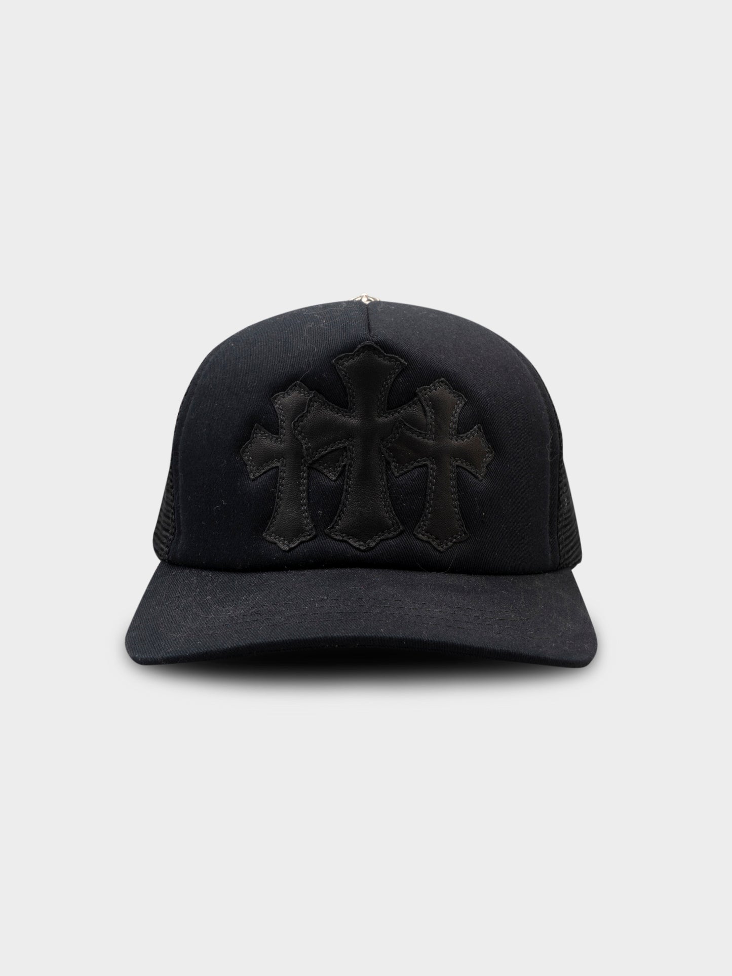 Black Triple Cross Trucker