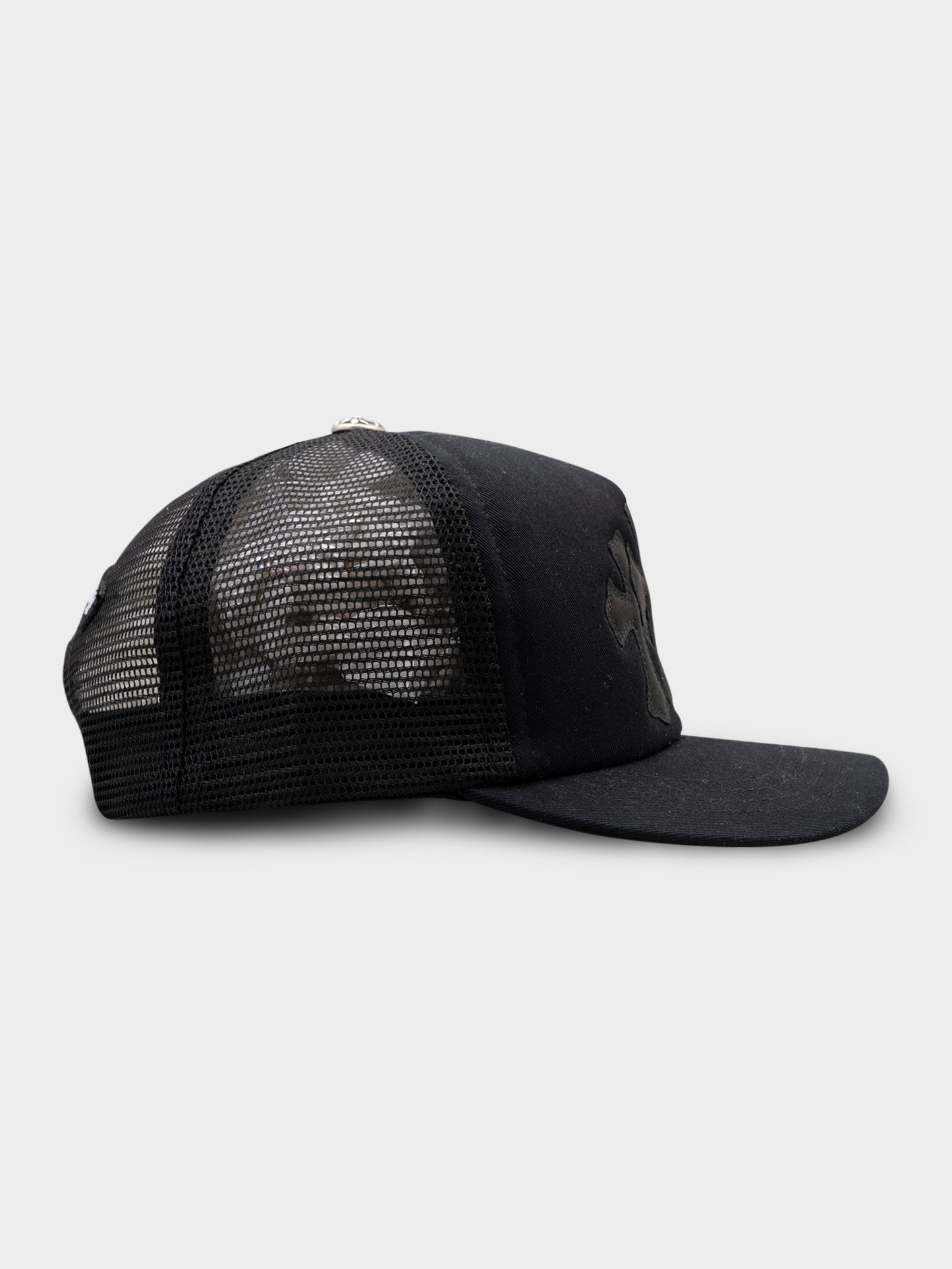 Black Triple Cross Trucker