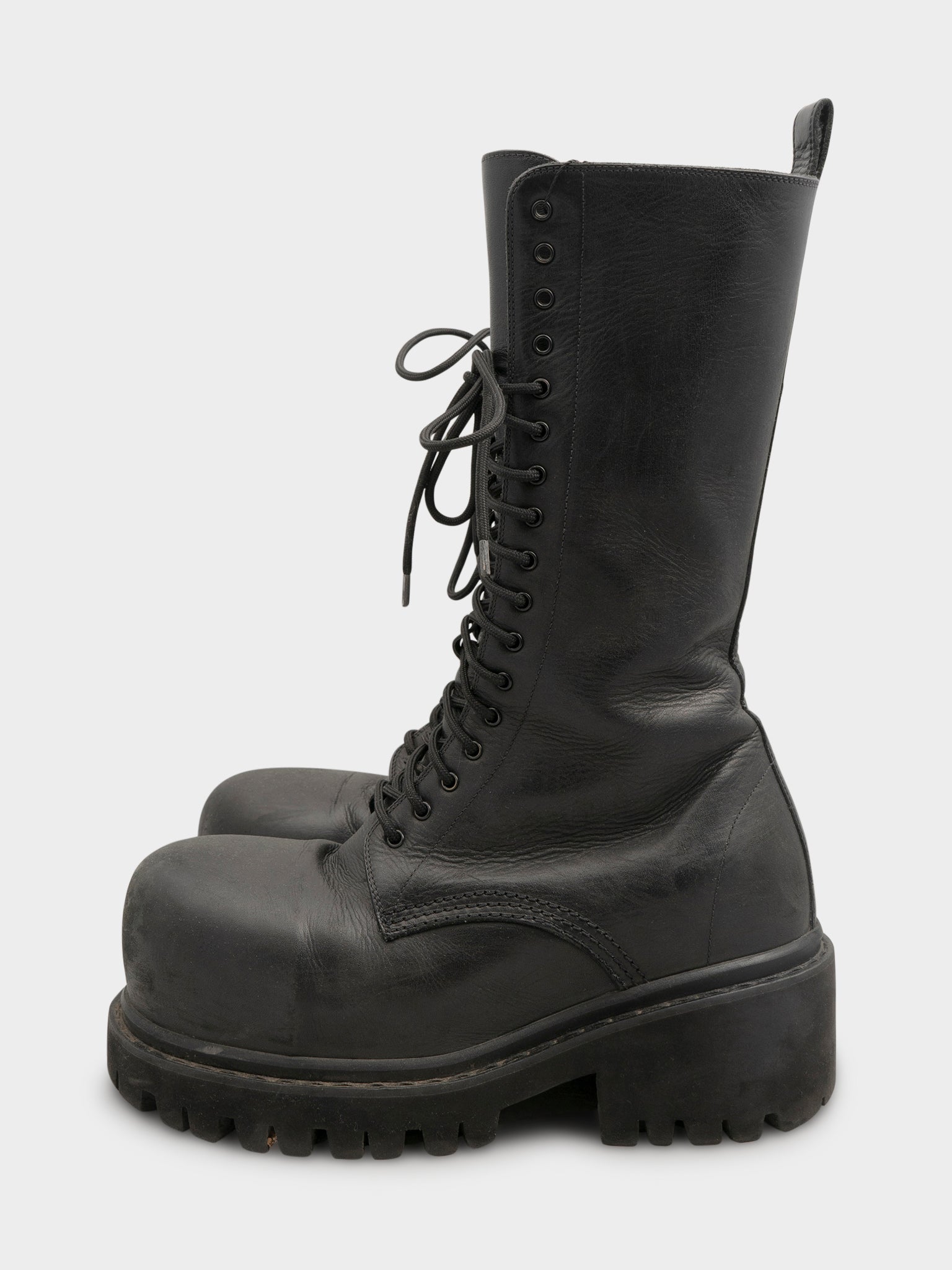 Buy Balenciaga Runway Stomper Boots Online at Groupie