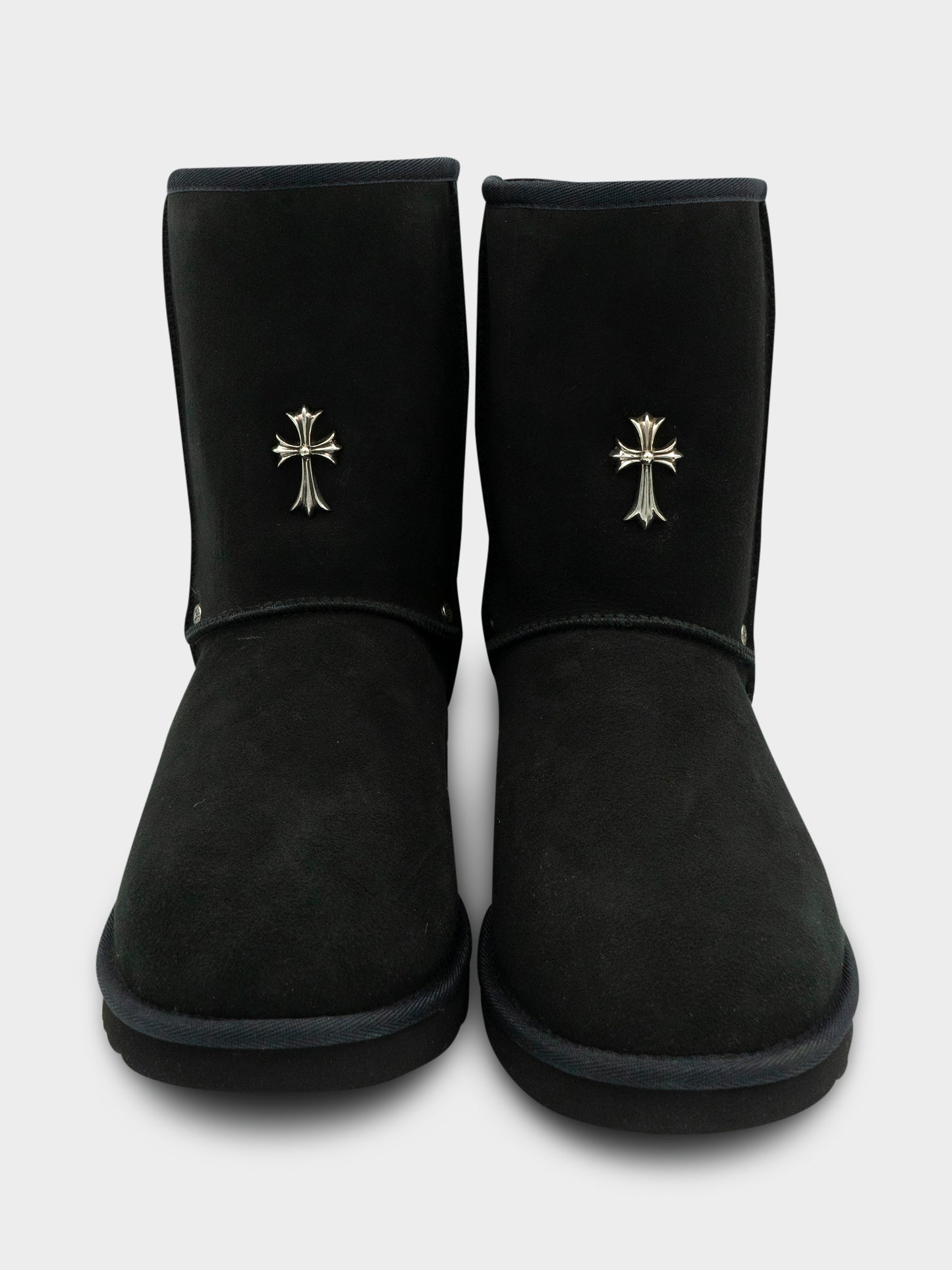 Cross Embellished High Top UGGs