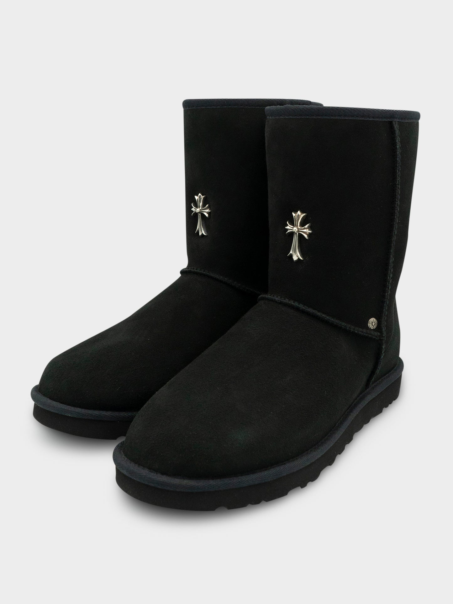 Cross Embellished High Top UGGs