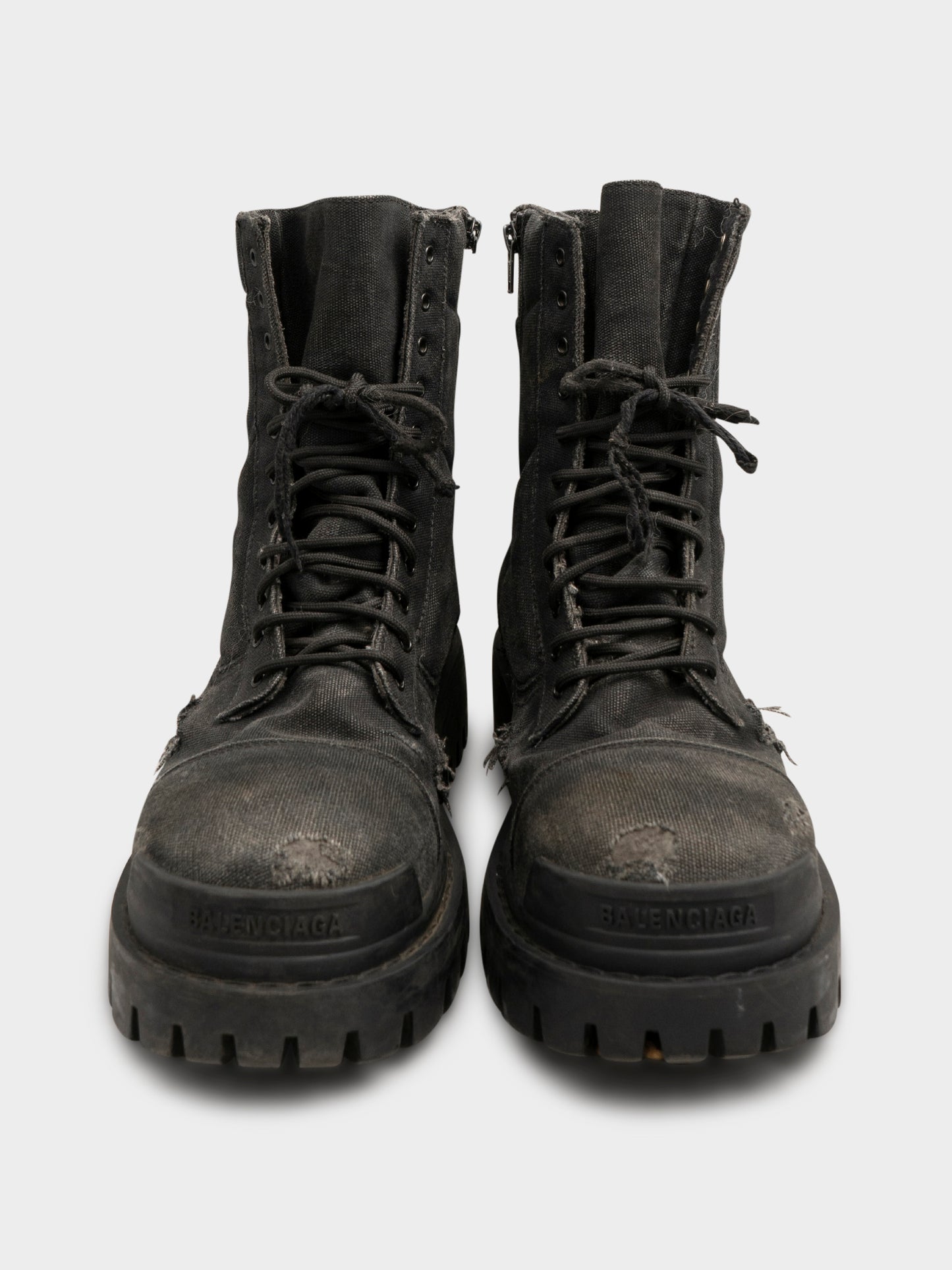 Distressed Strike Boots