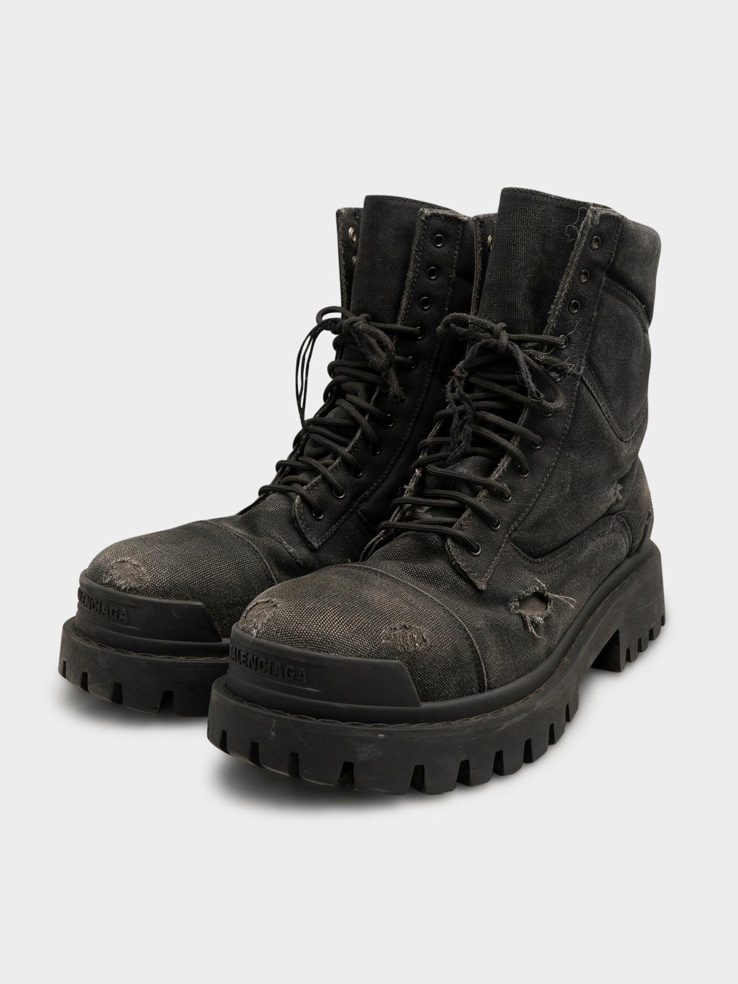 Distressed Strike Boots