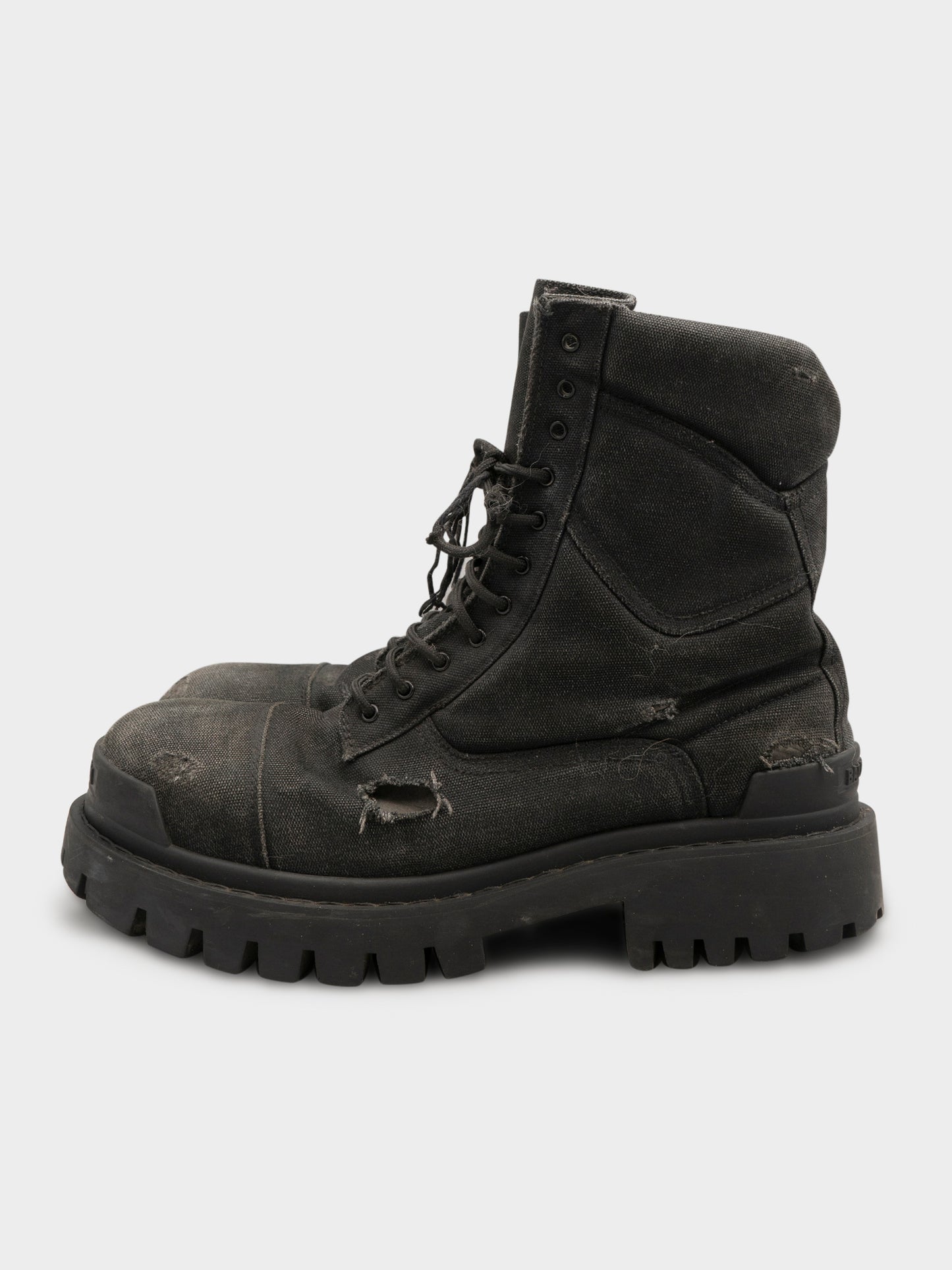 Distressed Strike Boots