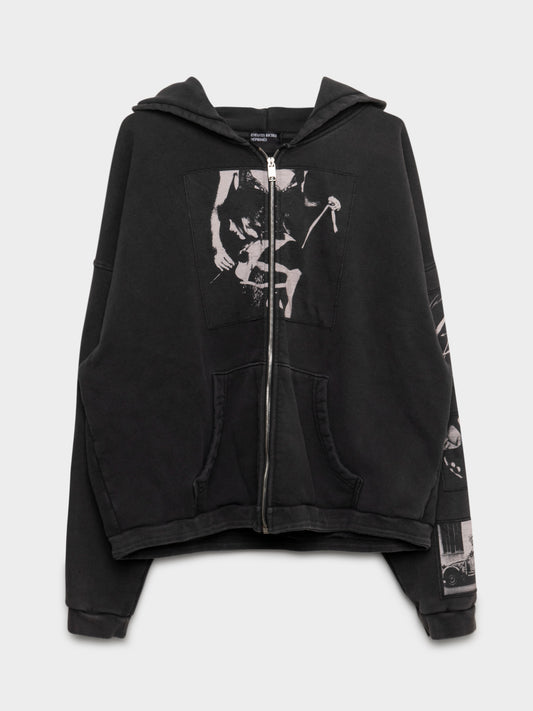 Asphyxiation Assemblage Zip-Up Hoodie