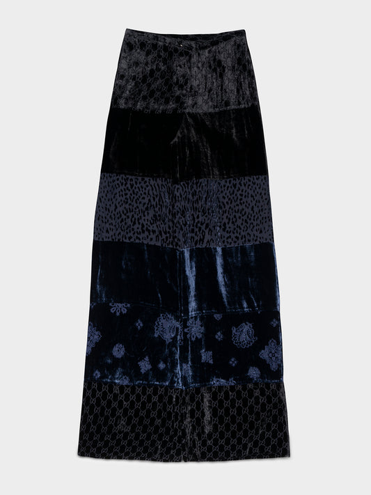 FW97 Runway Velour Wide Pants