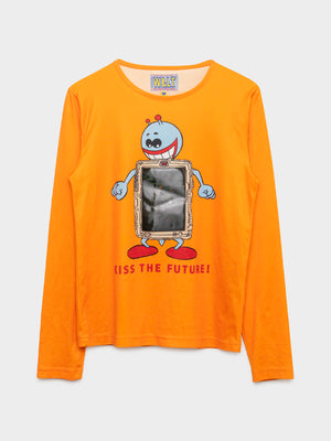 Kiss the Future Holographic Longsleeve Shirt