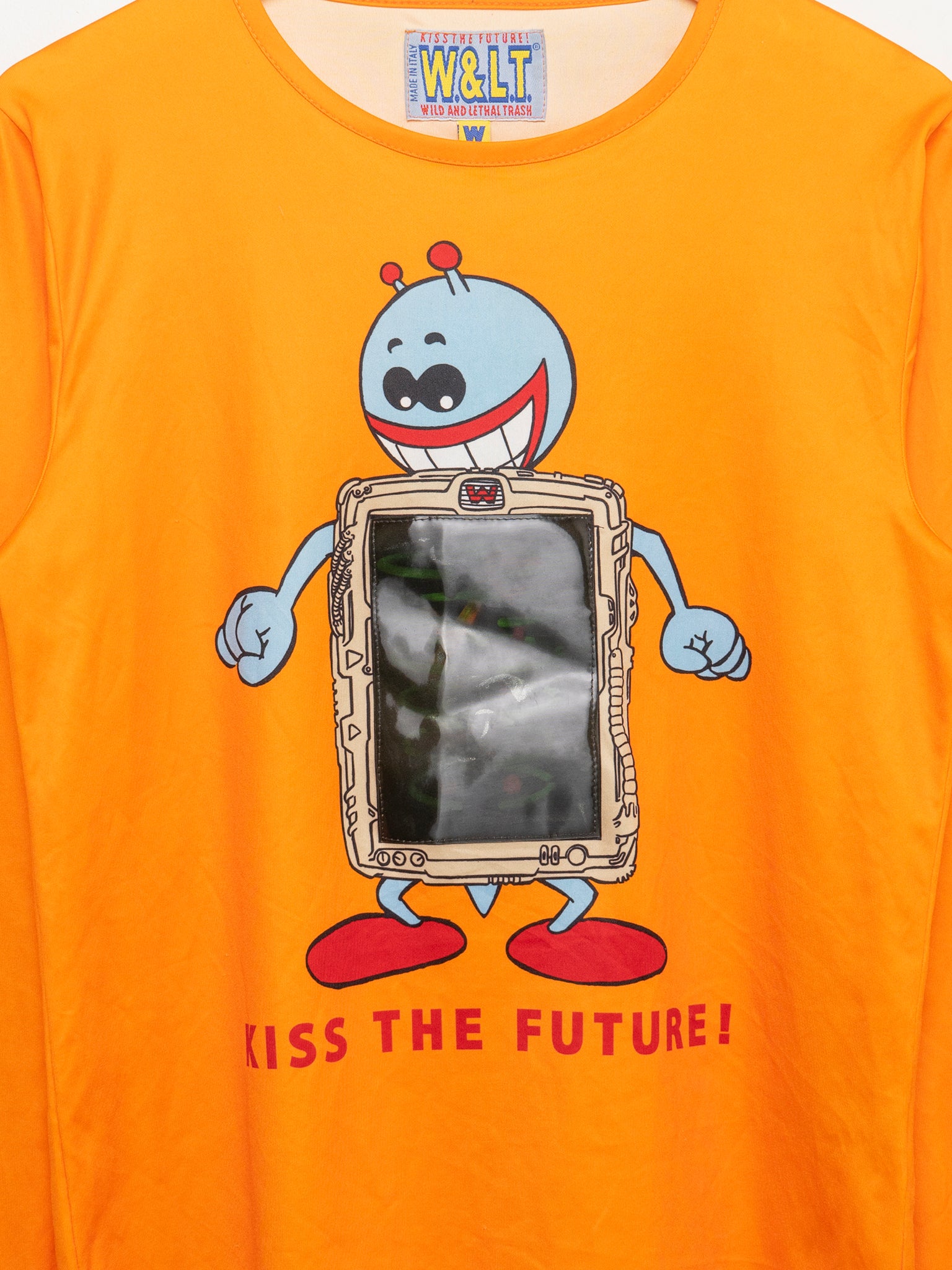 Buy Walter Van Beirendonck Kiss the Future Holographic Longsleeve