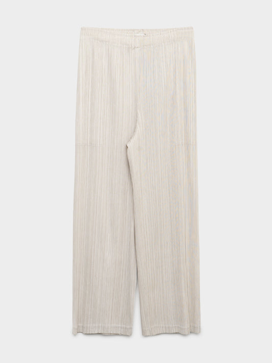 Pleats Please Cream Pants